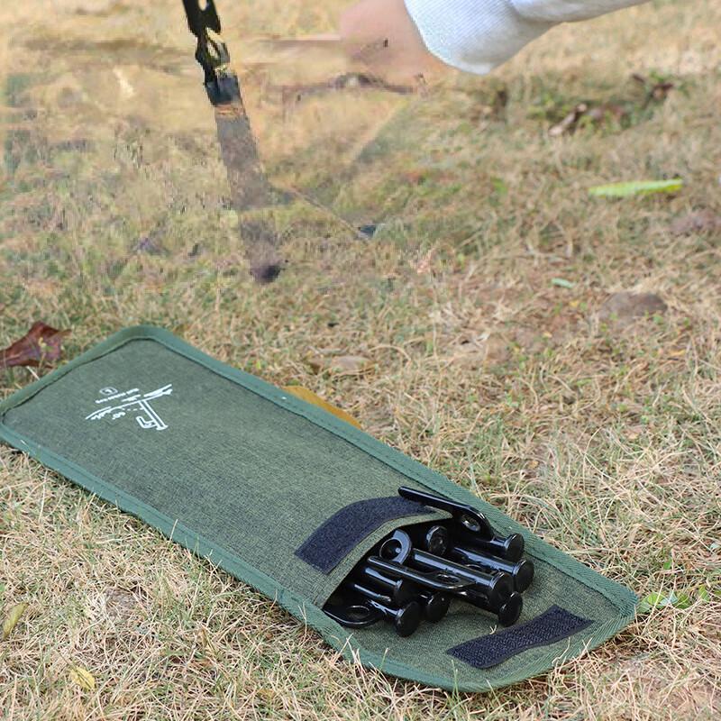 ZISIZ Camping Tent Stake Storage Bag