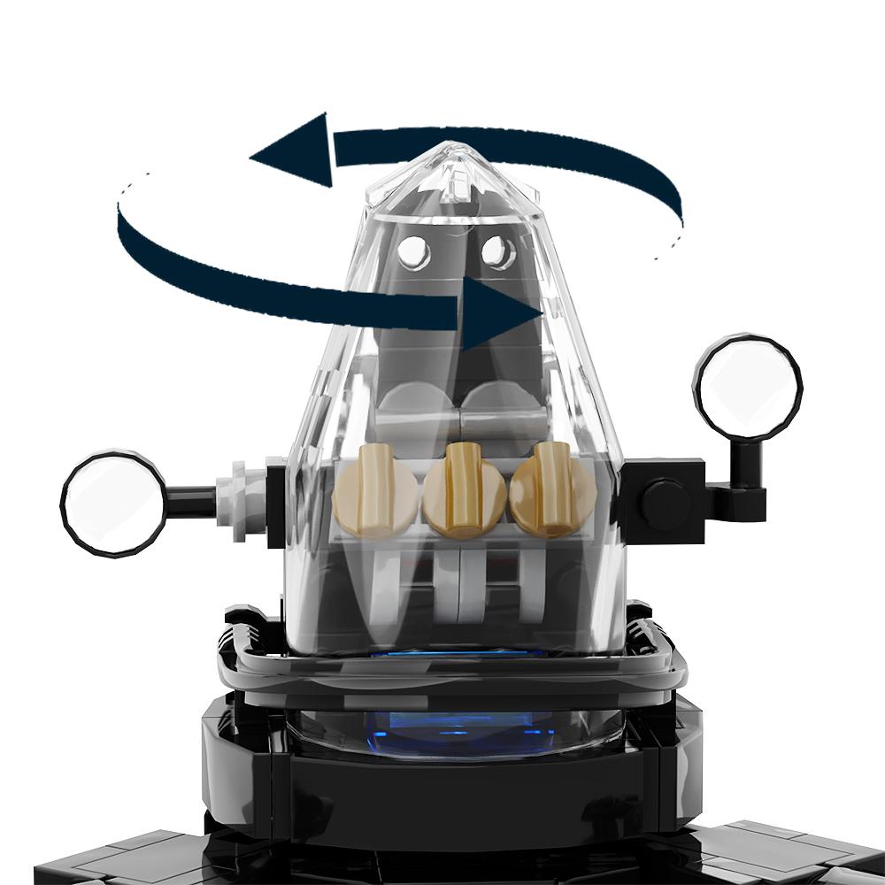 Gobricks MOC Робот с Запретной Планеты Конструктор Sci fi Фильм Модель Робби Строительный Блок Образовательные Игрушки Для Детей Подарок на День Рождения
