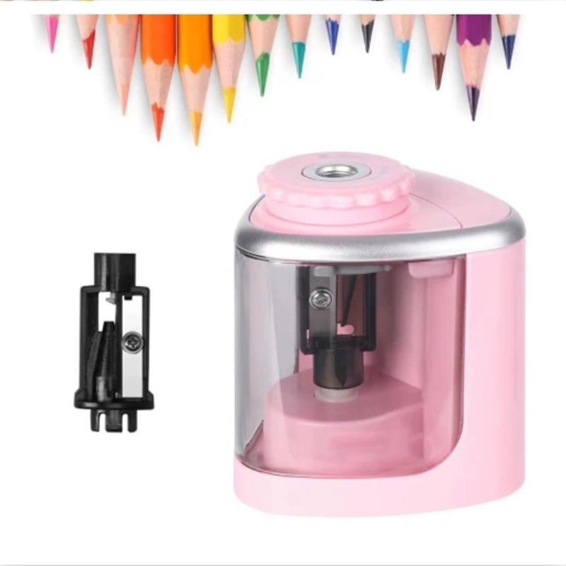 Электрическая точилка настольная автоматическая точилка для карандашей подходит для карандашей (6-8мм) для студентов школьные канцелярские товары