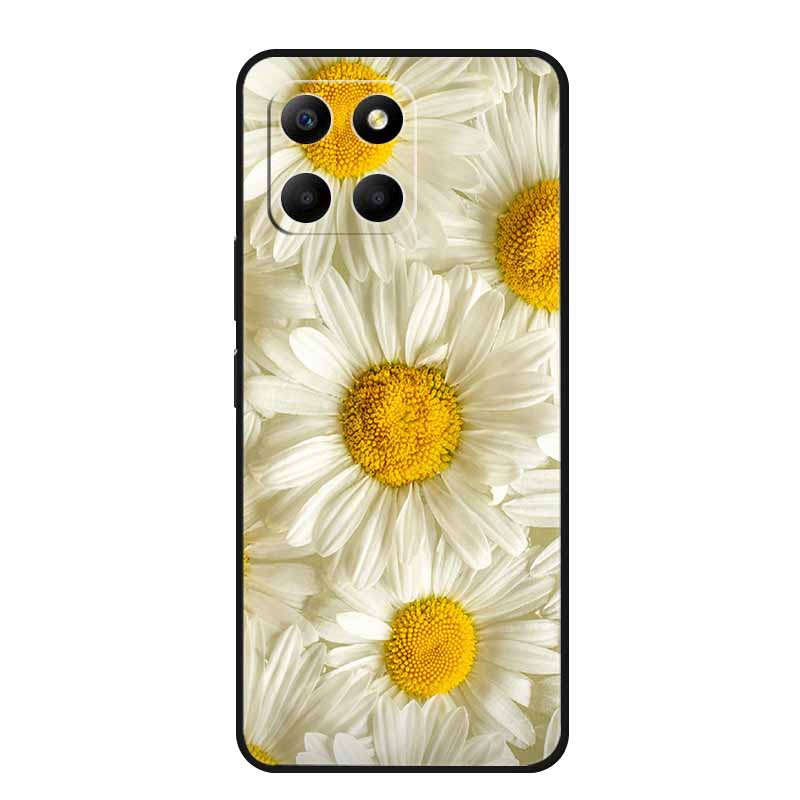 Чехол для Honor X6a Животные ТПУ Силикон Мягкая Задняя Крышка Телефона для Huawei Honor X6a HonorX6A 2023 Защитный Волк Черный Крутой Чехол