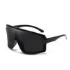 Shield Visor Mask Sunglasses Women Men Oversized Windproof Glasses One Peice Big Frame Goggles Shades Sport Uv400