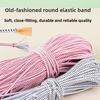 Эластичный пояс брюк, Бытовой старомодный тонкий круглый шнур высокой эластичности, Нижнее белье, Сеточка для волос, Материал аксессуара из эластичной веревки