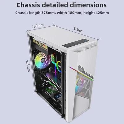 Новый корпус для игрового ПК Lingzhi Side-Transparent от CrossBorder — настольный компьютер с водяным охлаждением и сетчатым дизайном