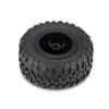 4PCS RC Rubber Wheel Tyre & Wheel Rims Set Modification Parts for WPL C14 C24 MN D90 99S RC 4WD Off-road Vehicle Part