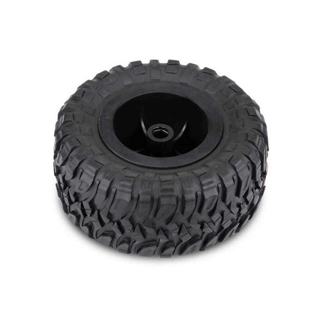 4PCS RC Rubber Wheel Tyre & Wheel Rims Set Modification Parts for WPL C14 C24 MN D90 99S RC 4WD Off-road Vehicle Part