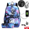 Football Printed Student Backpack Multifunctional Usb Interface Large Capacity Leisure Travel Backpack