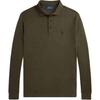 Polo Solid Color Straight Fit Long Sleeve Polo Shirt Men Tops Brown-Green MNPOKNI16824144-300