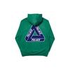 Palace Tri-Chenille Hood Green Unisex Tops P18CS004