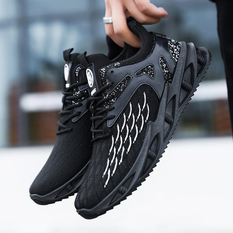 2023 Spring and Autumn New Men's Sports Leisure Flying Mesh Lace-up Running Student Shoes Men