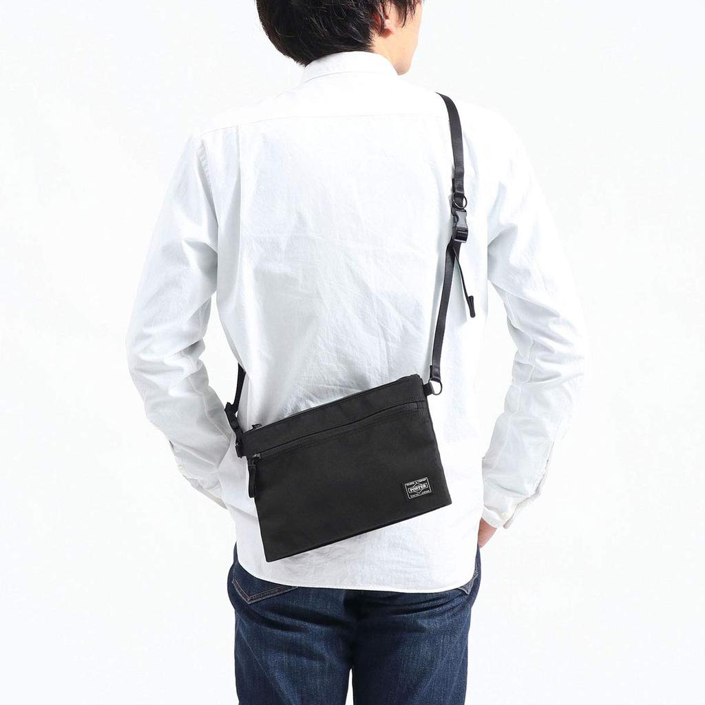 Сумка через плечо PORTER Sacoche черная W265xH180 (Портье) [ГИБРИДНЫЙ]