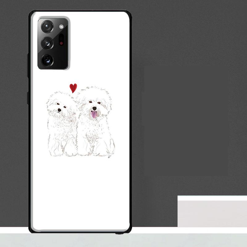 Bichon Frise Dog Puppy Case For Samsung Galaxy S25 Ultra S21 S22 S23 S24 Ultra S9 S10 S20 Plus S25 FE Phone Cover