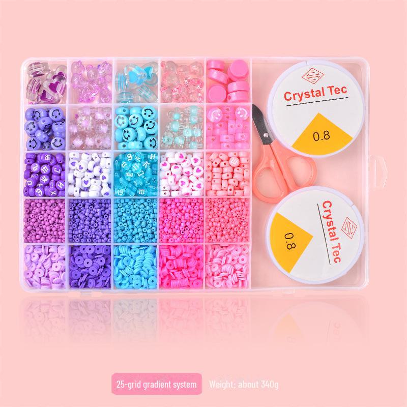 Набор из 25 бусин из полимерной глины для самостоятельного изготовления украшений