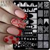 1 Pcs Stamping Template Fashion Designs Nail Art Image Plate