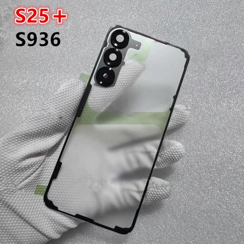 Корпус S938 S936 Для Samsung Galaxy S25 Ultra Plus Стекло Матовое Прозрачное Задняя Крышка Аккумулятора Ремонт Задняя + Крышка Объектива Камеры