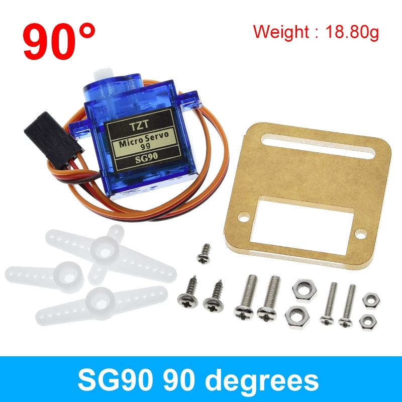 TZT 1/3PCS Smart Electronics Rc Mini Micro 9g 1.6KG Servo SG90 for RC 250 450 Helicopter Airplane Car Boat