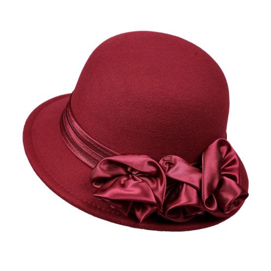 Женская зимняя шляпа-панама однотонная с искусственным жемчугом и цветочной отделкой, шляпа-ведро для активного отдыха, путешествий, повседневной носки