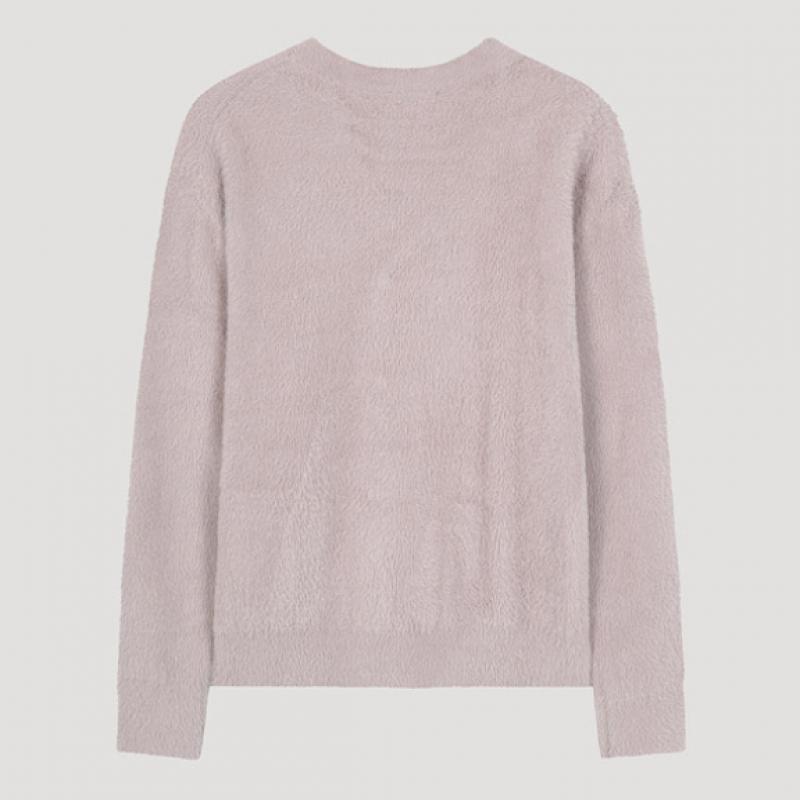 She S miSS Hairy V Neck Cardigan SSkcdo41050 Pg