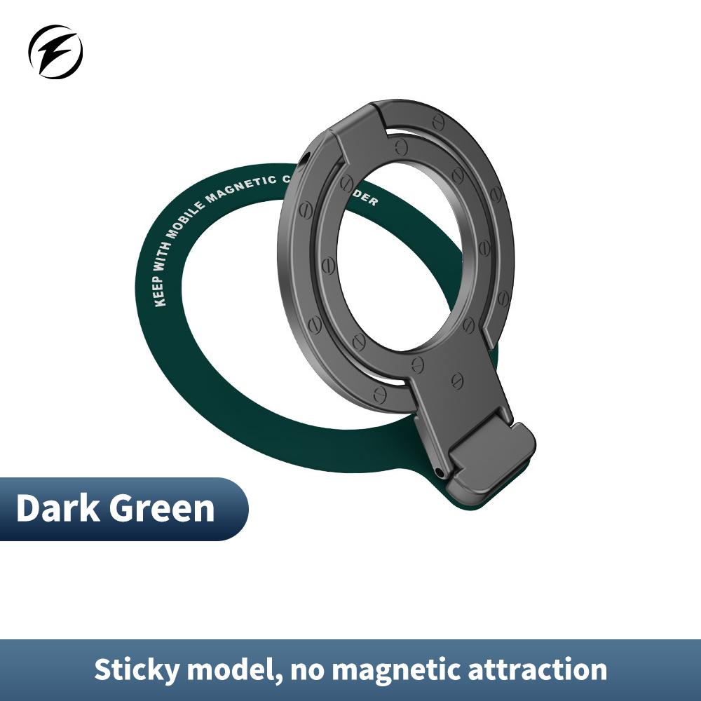 FONKEN MagSafe Phone Magnetic Finger Ring Holder for iPhone 13 14 15 Adhesive Phone Stand Grip Mount Smartphone Accessories