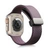 Силиконовый ремешок из углеродного волокна для Apple Watch Band 45 мм, 44 мм, 49 мм, 41 мм, 42 мм, 40 мм 38, магнитный браслет Iwatch 8 7 6 SE 5 4 3 Ultra