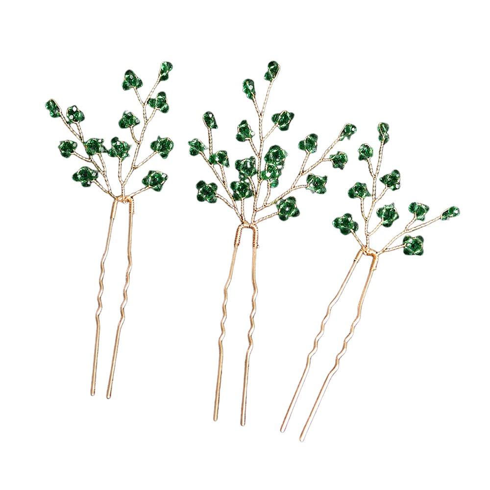 Handmade Pearl Hairpins U-Shaped Updo Decoration Vintage Hair Jewelry Gift for Women
