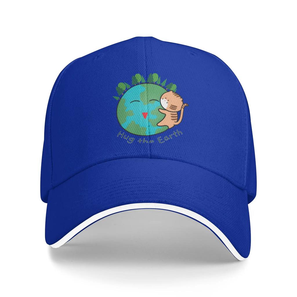 Earth Day EnvironUnisextal Baseball Cap Popular Sandwich Hat Unisex Women Adjustable Dad Hat Outdoor