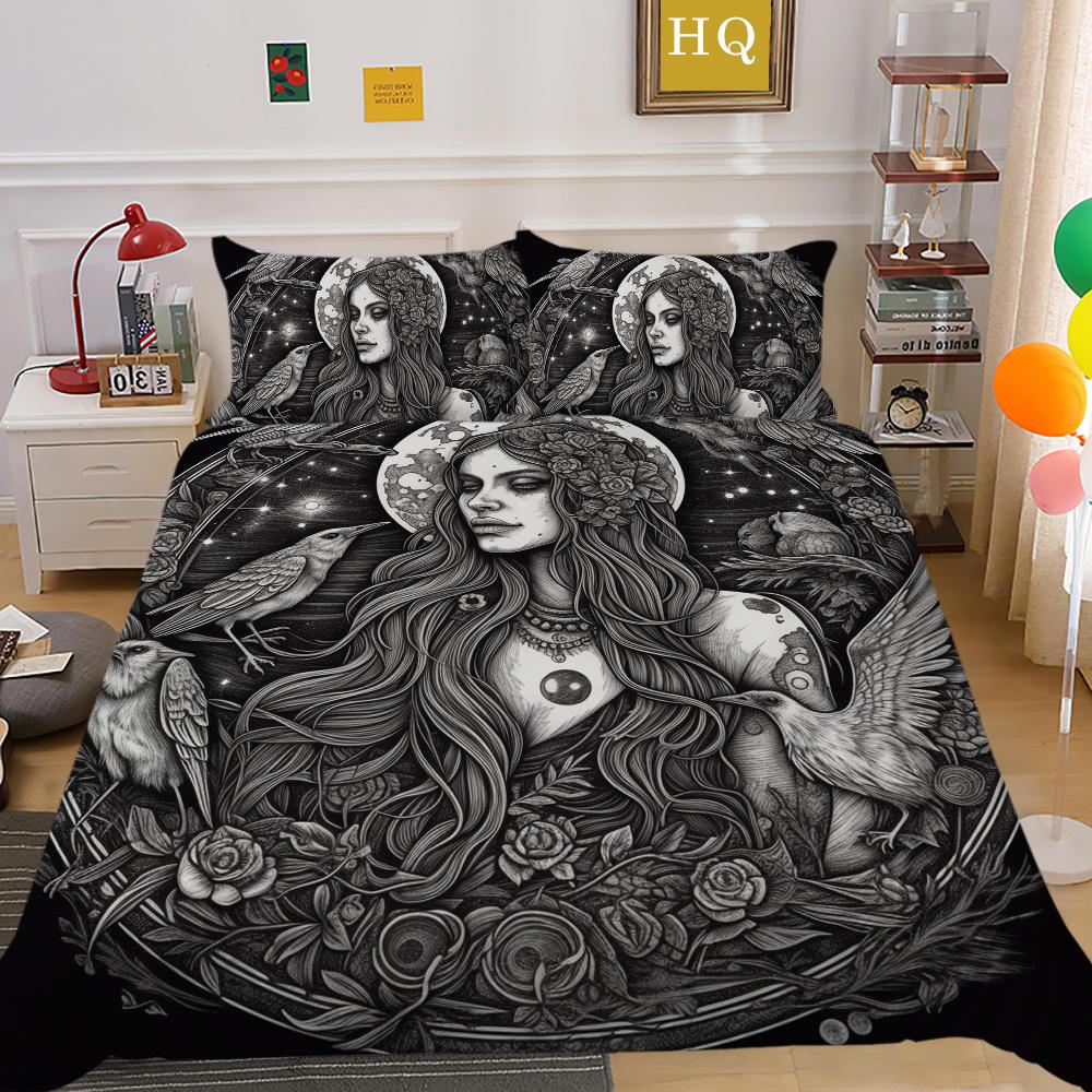 Красивое постельное белье с принтом черепа, одноразмерная полиэстеровая наволочка для девочек и мальчиков, мягкое домашнее постельное белье высокого ранга