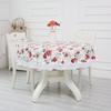 Деревенский стиль Утолщенный ПВХ Экологически чистый пластик Круглая скатерть Водонепроницаемая Маслостойкая Моющаяся скатерть
