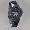 Мужские часы Casio G-Shock AWM-500-1AJF Full Metal с черным ионным покрытием, Tough Solar Multi Band 6, Аналого-цифровые, Японская внутренняя модель, JDM
