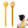 2Pcs Bath Brush Duck Design Gentle Exfoliation Deep Cleansing Bath Brush with Long Handle Ergonomic Grip Back Scrubber