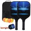 Pickleball PaddlesPickleball Paddles Set Pickle Ball Raquette and Outdoor Fiberglass Pickle Ball Equipment for Adults