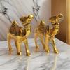 Elegance In Metal Camel Showpiece Set - Exquisite Home Decor for a Touch of Desert Elegance Pack of 2