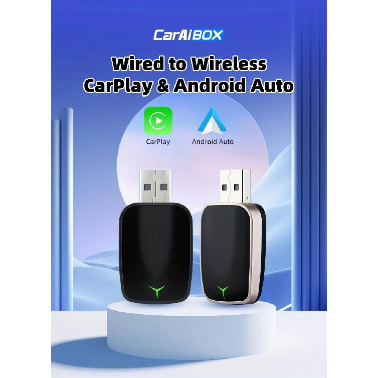 1pc 2026 New Upgraded Wireless CarPlay & Android Auto Adapter – Requires Factory Wired Support (Not for Aftermarket Units)
