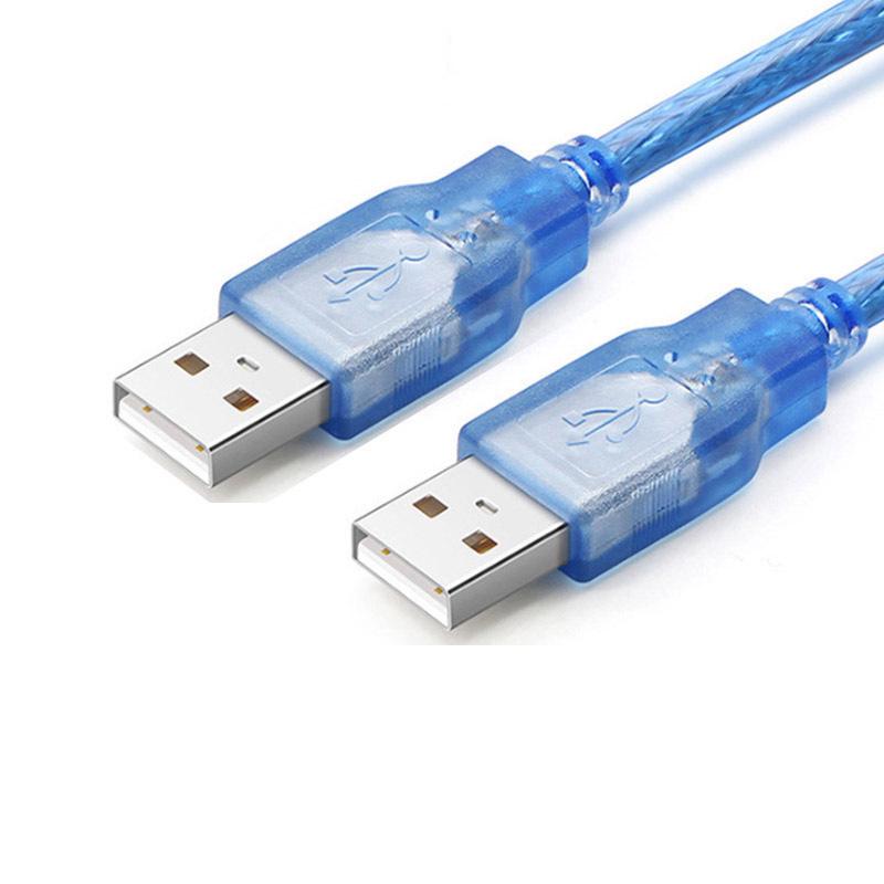 Copper Core USB 2.0 Male-to-Male Data Cable for Computer Connection, Dual-Head, A-to-A, Ideal for Mobile Hard Drive Enclosures