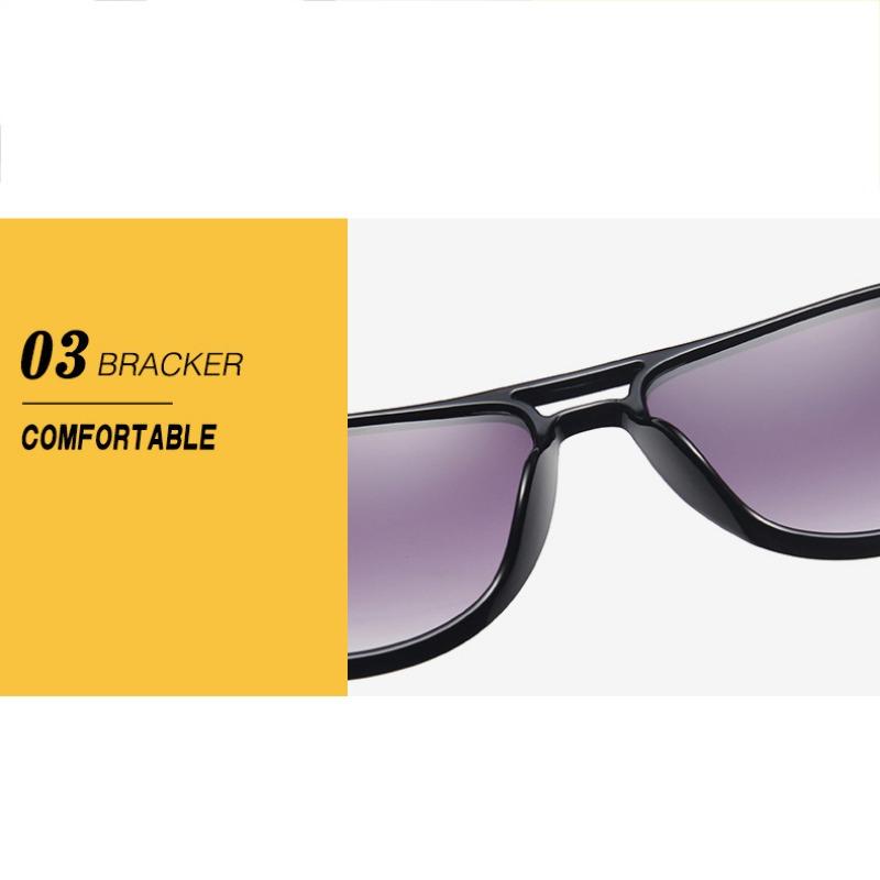 Fashion Double Beam Large Frame Toad Mirror Retro Round Frame T-shaped Sunglasses for Outdoor Outings Sun Glasses