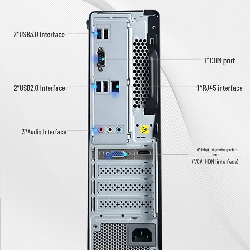 Lenovo Kaitian M90h Desktop PC with 23.8-inch Monitor (CN version)