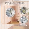 Настенные часы Декоративные Эстетические Круглые Художественное Украшение Бесшумные для Офиса Столовой