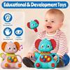 Elephant Handheld Rattle Bell - Vibrating Grabbing Toy, Design for Easy Grip, Ideal Early Development Toy for Babies