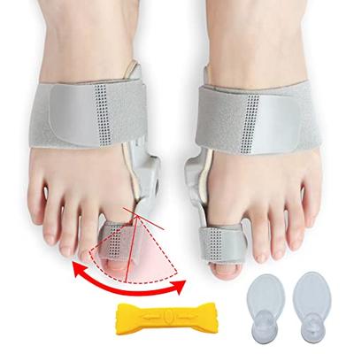 Поддержка при Hallux Valgus, Распорка для большого пальца ноги, Легко надевать, Стирка, Устойчивость к запахам, Унисекс, для домашнего использования (Улучшает поддержку косточки на большом пальце ноги (Набор из 2))