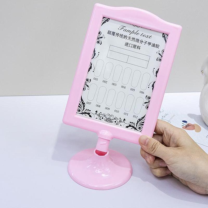 Подставка для демонстрации нейл-арта двухсторонняя Рамка для демонстрации работ нейл-арта Доска для демонстрации ногтей Стойка для демонстрации накладных ногтей Держатель для гель-лака