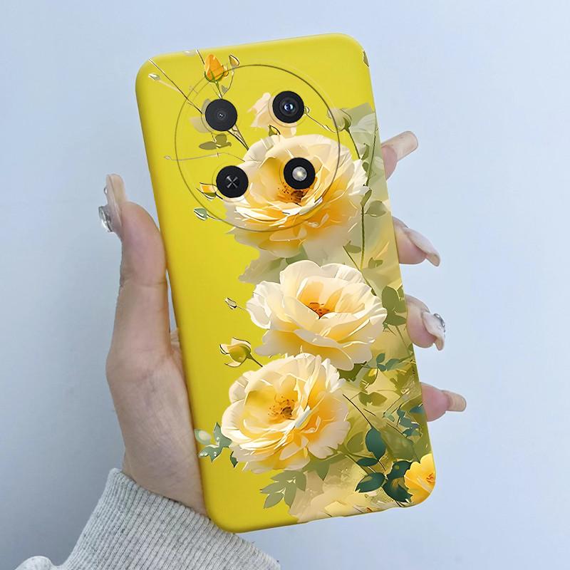 Чехол для Huawei Nova 12i Дизайн 'Девочка с цветами' Мягкий силиконовый чехол для телефона для Huawei Nova12i 12 i 4G CTR-L81 L91 Nova 13i Чехол Capa