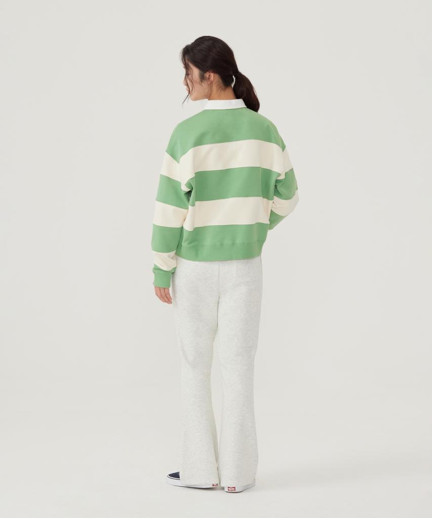 COVERNAT WOMAN Semi Bootcut Sweatpants Oatmeal
