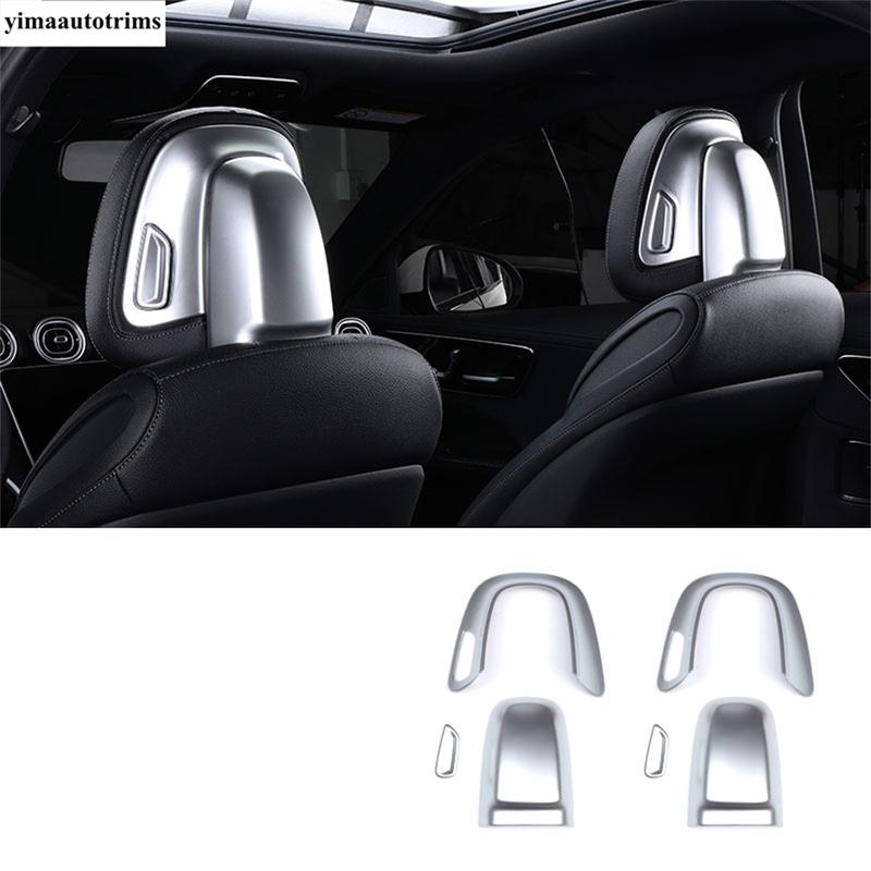 Seat Headrest Button Adjust Switch Cover Trim Accessories For Benz C Class W206 / GLC X254 / E Class W214 2024 2025