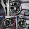 Углеродное волокно, боковое вентиляционное кольцо на приборной панели для Mini Cooper S One Hatch Cabrio, внутренняя приборная панель