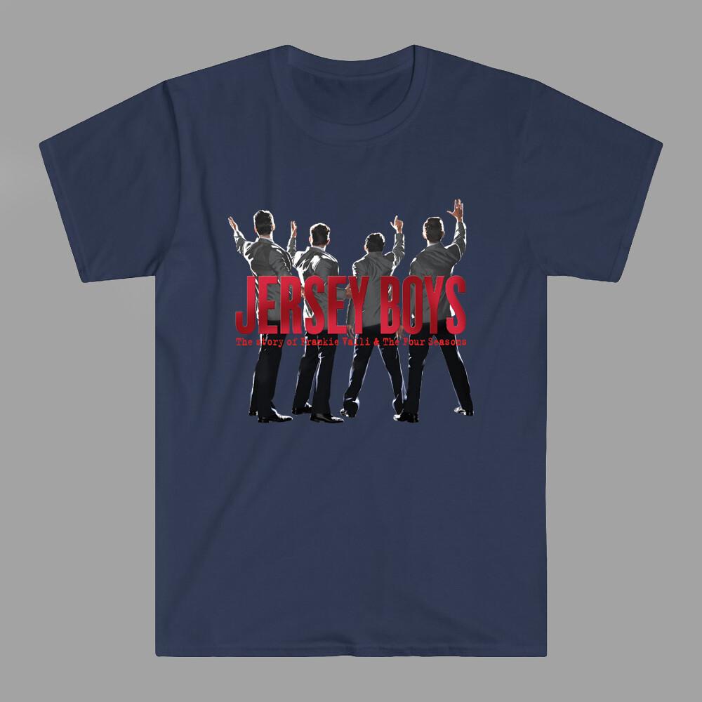 Jersey Boys Broadway Musical Show Men's Navy T-Shirt Size S-5XL