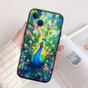 RP55 Peacock feather New High-End Shell Phone Case for Redmi Note 8 9 Pro Max 9S 9T 9C NFC 8T 8A 10A A4