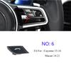 ESIRSUN Steering Wheel Multi-function Button Volume Adjustment Phone Switch Button For Porsche 2015-16 Cayenne 2014-21 Macan