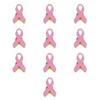 10 штук значков-лацканов в поддержку осведомленности о раке молочной железы, розовая лента надежды, брошь для женщин и девочек, благотворительное, общественное и социальное мероприятие