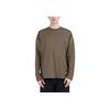 Carhartt WIP Однотонная футболка с принтом логотипа и букв, с круглым вырезом, длинным рукавом, мужские топы I031372-1FF-XX