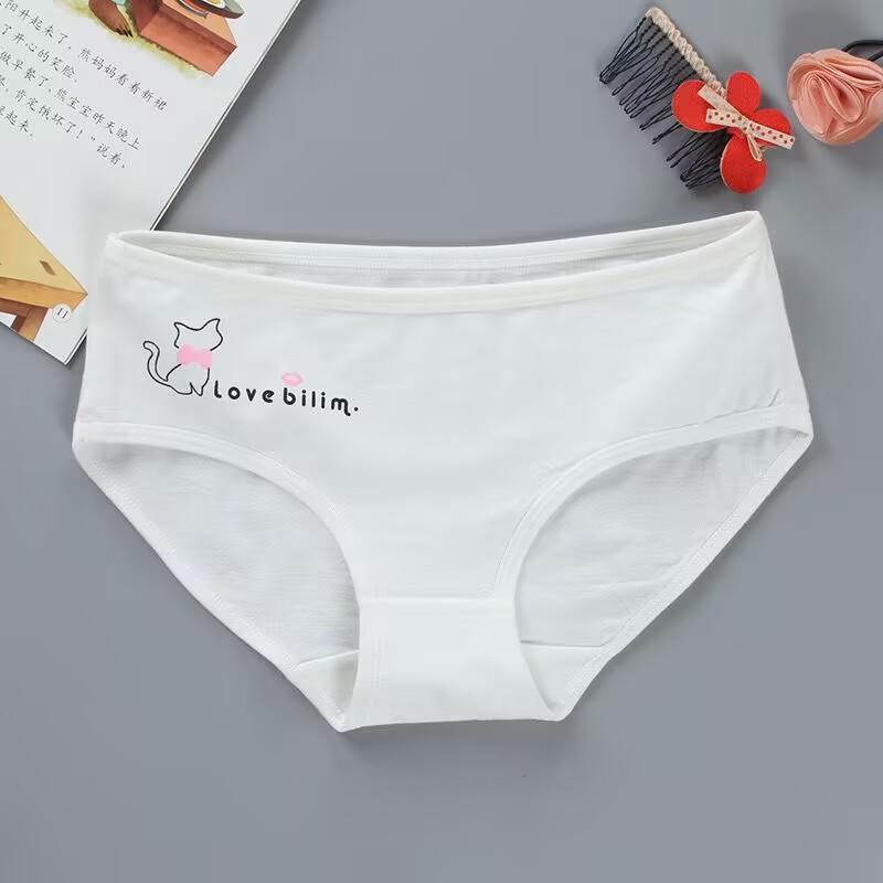 Girls Underwear Cotton Briefs Breathable Children Cartoon Summer Low Waist
