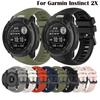 26MM Silicone Watch Strap For Garmin Instinct 2X SmartWatch Bracelet WatchBand Band Instinct2x Sport Replacement Wirstband Belt